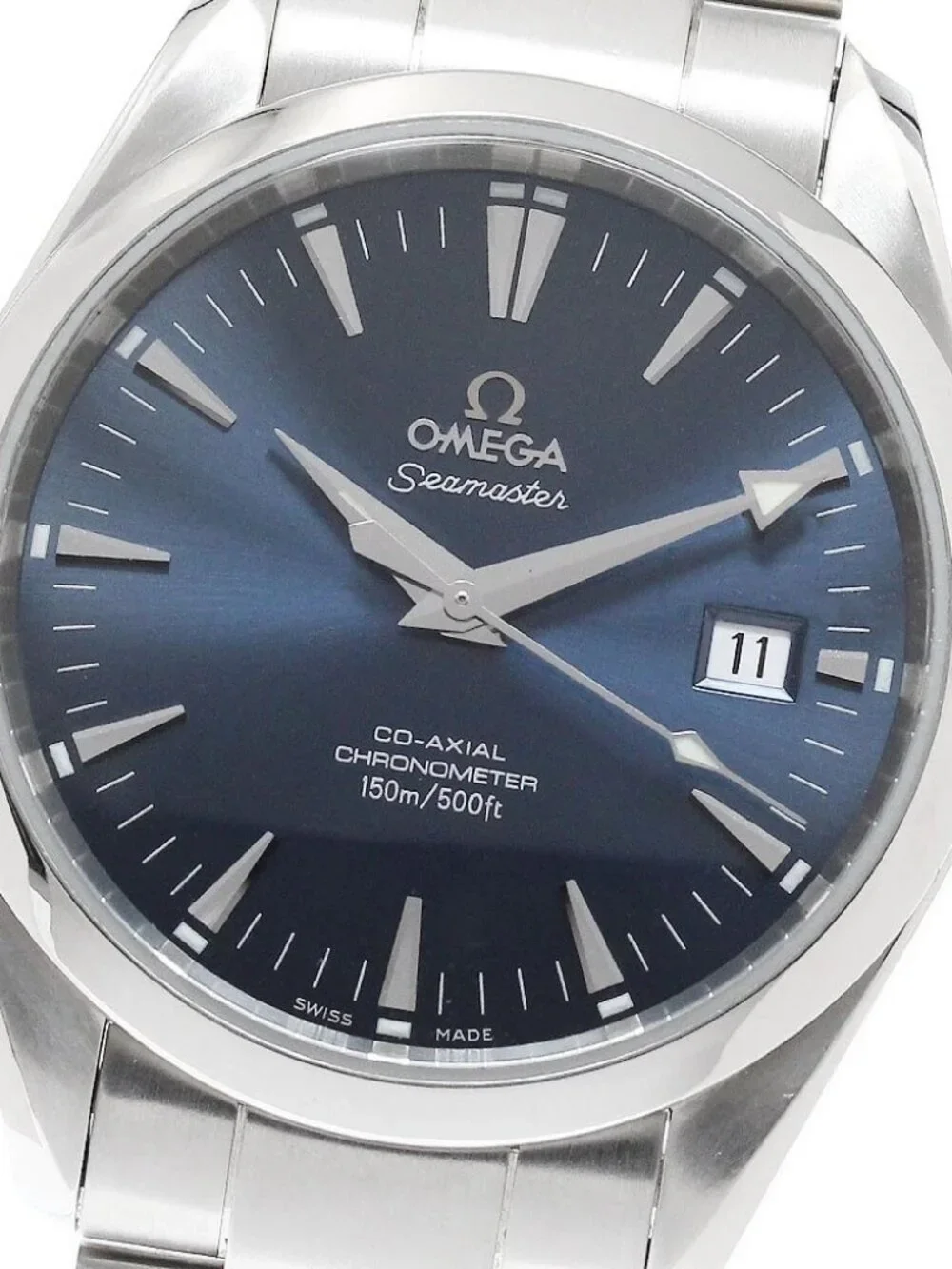 OMEGA Seamaster Aqua Terra Date Navy Dial Automatic Men's Watch_966529